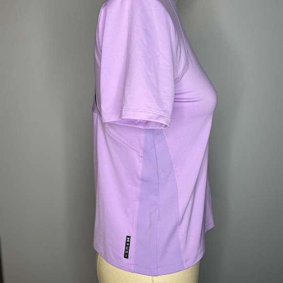 NEW Under Armour Rush HeatGear Vented Cut Out Workout Top - Picture 5 of 9